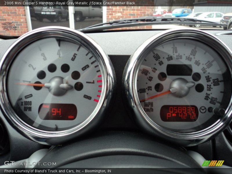 Royal Grey Metallic / Space Gray/Panther Black 2006 Mini Cooper S Hardtop