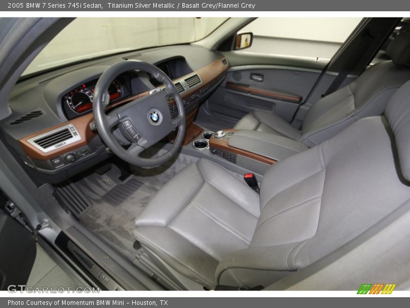 Basalt Grey/Flannel Grey Interior - 2005 7 Series 745i Sedan 