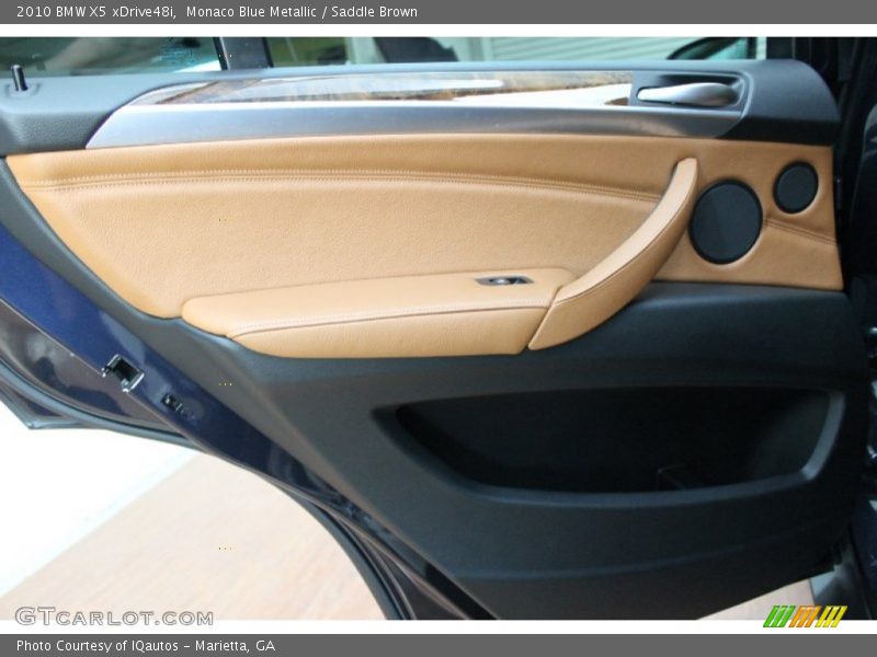 Monaco Blue Metallic / Saddle Brown 2010 BMW X5 xDrive48i