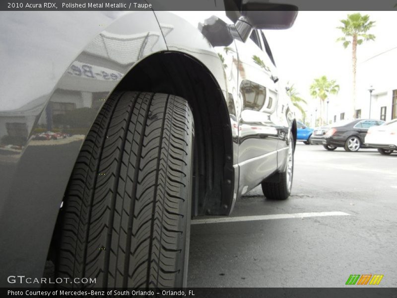 Polished Metal Metallic / Taupe 2010 Acura RDX