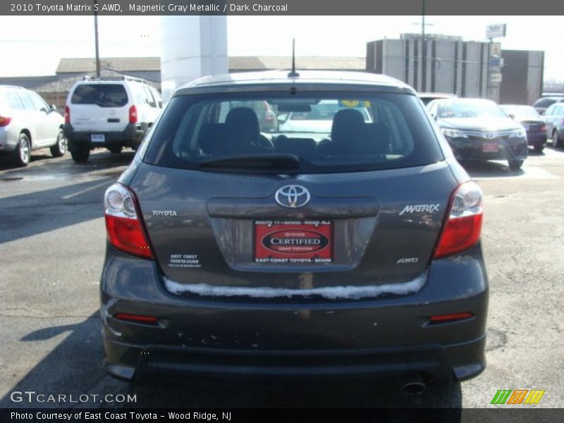 Magnetic Gray Metallic / Dark Charcoal 2010 Toyota Matrix S AWD