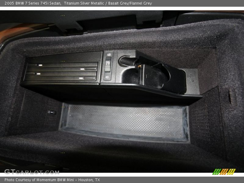 Titanium Silver Metallic / Basalt Grey/Flannel Grey 2005 BMW 7 Series 745i Sedan