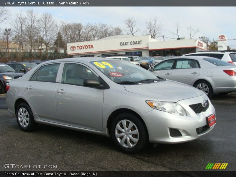 Classic Silver Metallic / Ash 2009 Toyota Corolla