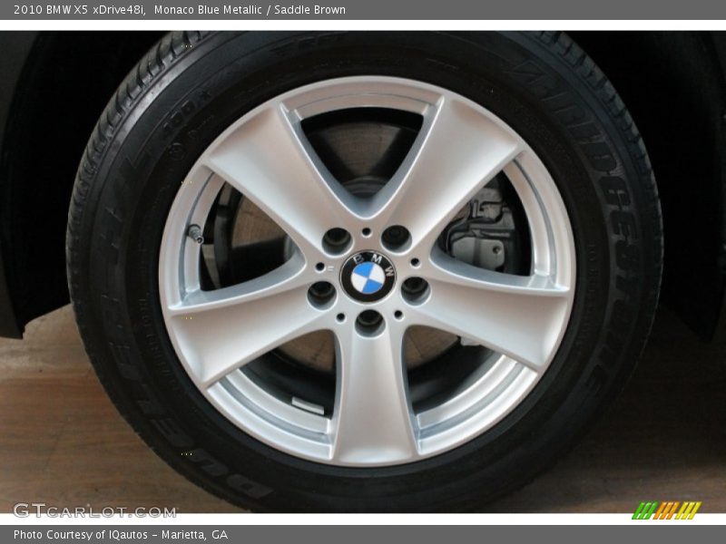 Monaco Blue Metallic / Saddle Brown 2010 BMW X5 xDrive48i