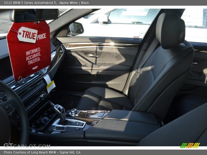 Alpine White / Black 2013 BMW 5 Series ActiveHybrid 5