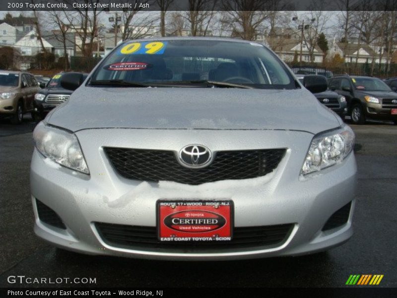 Classic Silver Metallic / Ash 2009 Toyota Corolla