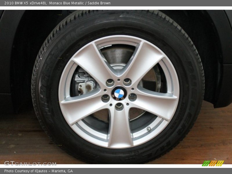 Monaco Blue Metallic / Saddle Brown 2010 BMW X5 xDrive48i