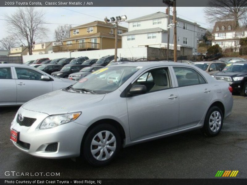 Classic Silver Metallic / Ash 2009 Toyota Corolla