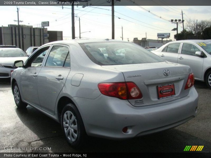 Classic Silver Metallic / Ash 2009 Toyota Corolla