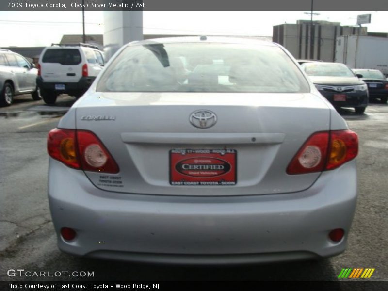 Classic Silver Metallic / Ash 2009 Toyota Corolla