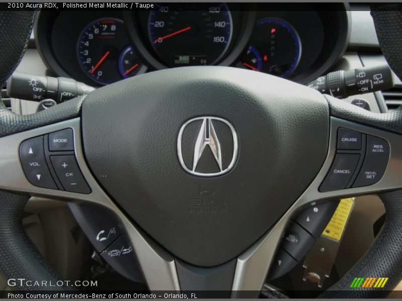 Polished Metal Metallic / Taupe 2010 Acura RDX