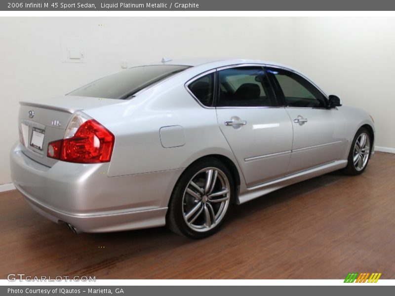 Liquid Platinum Metallic / Graphite 2006 Infiniti M 45 Sport Sedan