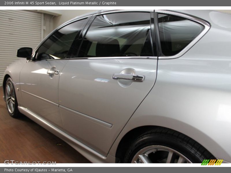 Liquid Platinum Metallic / Graphite 2006 Infiniti M 45 Sport Sedan