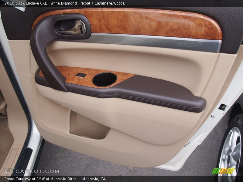 White Diamond Tricoat / Cashmere/Cocoa 2010 Buick Enclave CXL