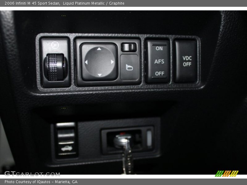 Controls of 2006 M 45 Sport Sedan