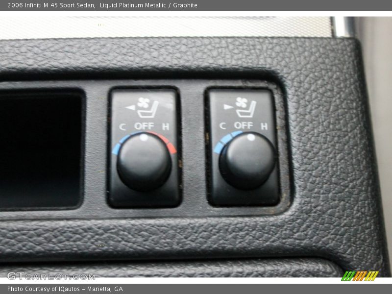 Controls of 2006 M 45 Sport Sedan