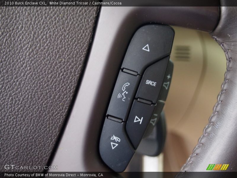 White Diamond Tricoat / Cashmere/Cocoa 2010 Buick Enclave CXL