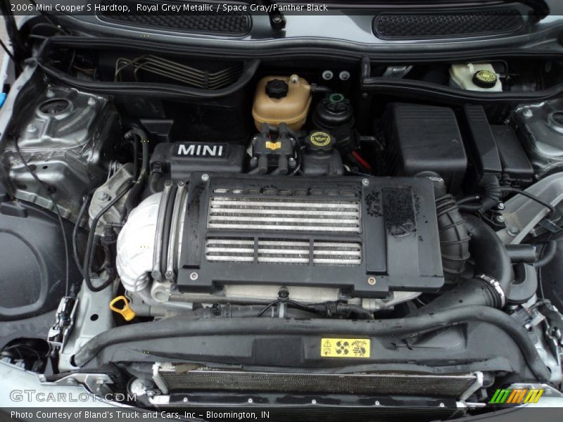 Royal Grey Metallic / Space Gray/Panther Black 2006 Mini Cooper S Hardtop