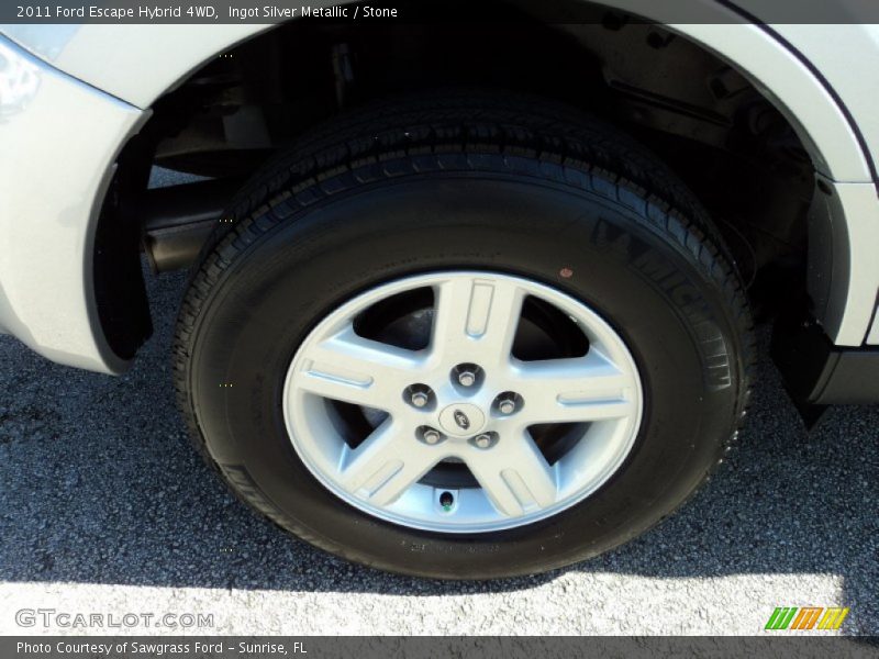 Ingot Silver Metallic / Stone 2011 Ford Escape Hybrid 4WD