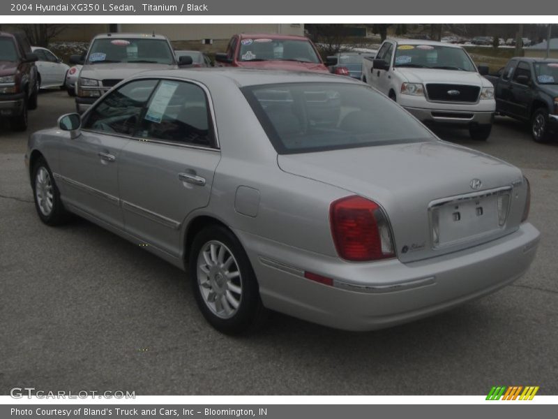 Titanium / Black 2004 Hyundai XG350 L Sedan