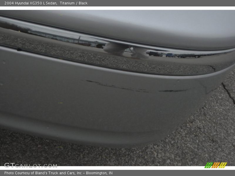 Titanium / Black 2004 Hyundai XG350 L Sedan