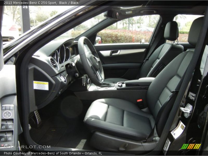  2013 C 250 Sport Black Interior