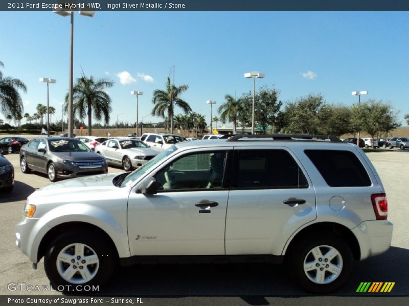 Ingot Silver Metallic / Stone 2011 Ford Escape Hybrid 4WD