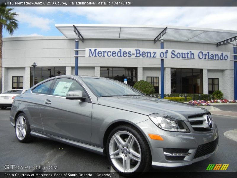 Palladium Silver Metallic / Ash/Black 2013 Mercedes-Benz C 250 Coupe