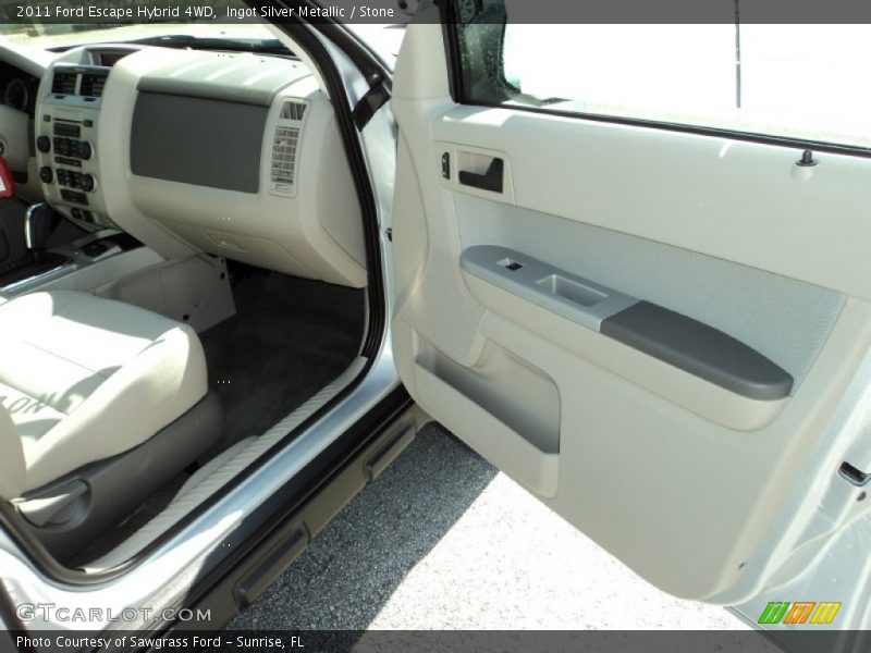 Ingot Silver Metallic / Stone 2011 Ford Escape Hybrid 4WD
