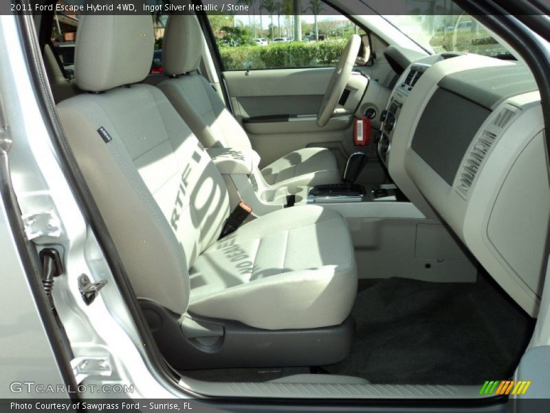 Ingot Silver Metallic / Stone 2011 Ford Escape Hybrid 4WD