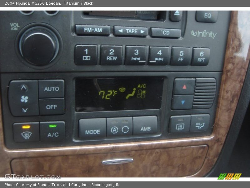Controls of 2004 XG350 L Sedan