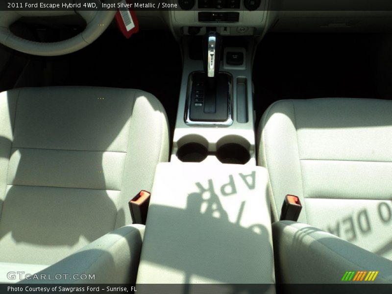 Ingot Silver Metallic / Stone 2011 Ford Escape Hybrid 4WD