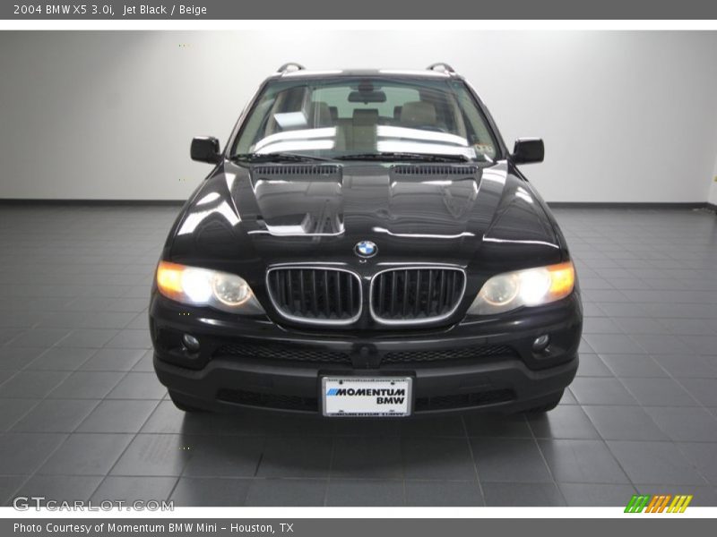 Jet Black / Beige 2004 BMW X5 3.0i