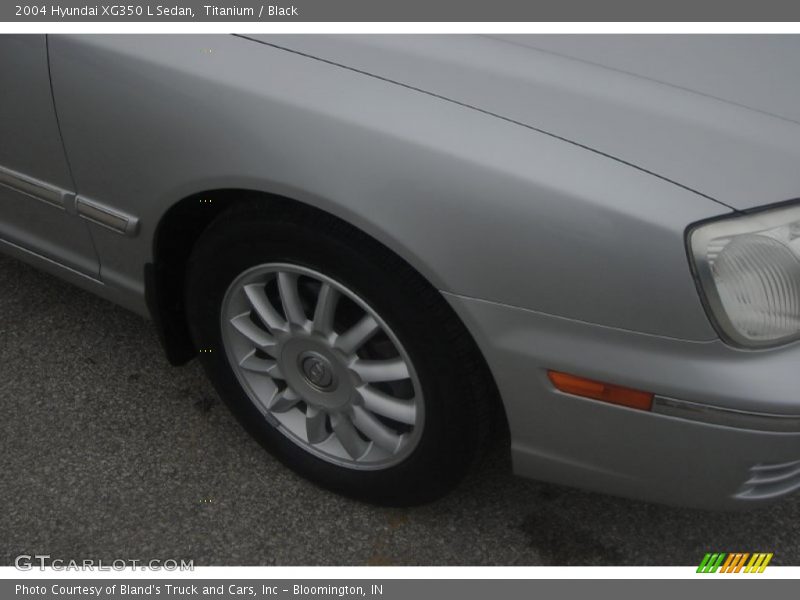 Titanium / Black 2004 Hyundai XG350 L Sedan