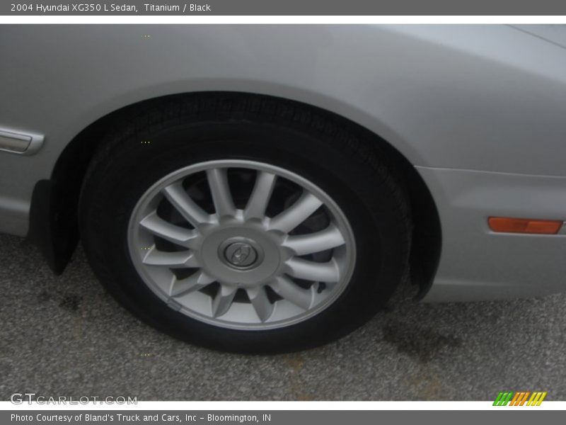 Titanium / Black 2004 Hyundai XG350 L Sedan