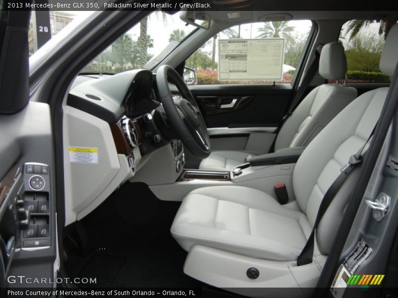 Palladium Silver Metallic / Grey/Black 2013 Mercedes-Benz GLK 350