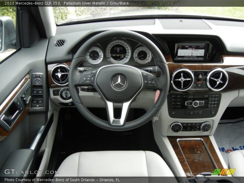 Palladium Silver Metallic / Grey/Black 2013 Mercedes-Benz GLK 350