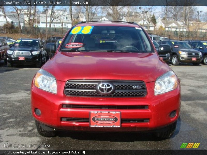 Barcelona Red Pearl / Ash 2008 Toyota RAV4 V6 4WD