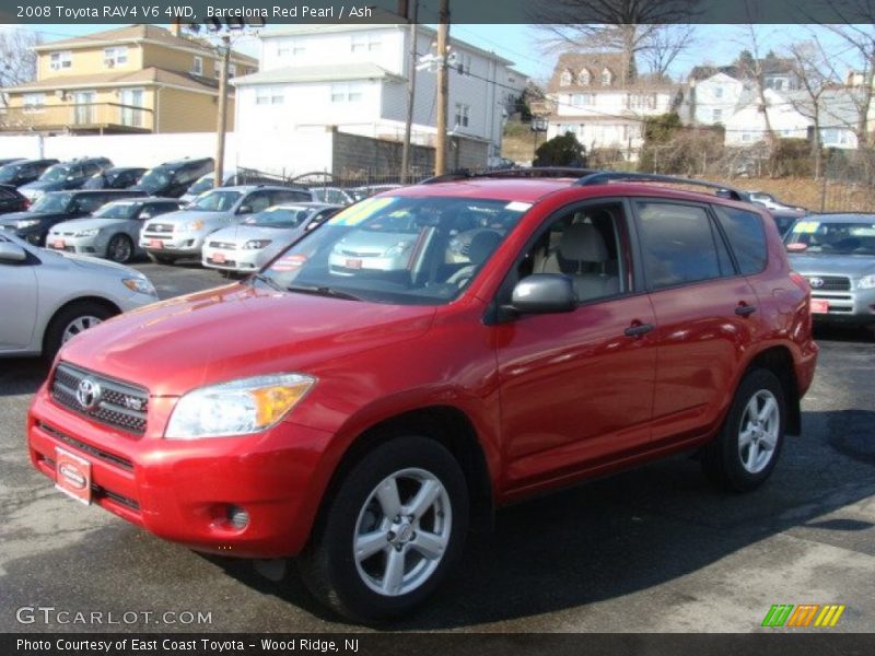 Barcelona Red Pearl / Ash 2008 Toyota RAV4 V6 4WD