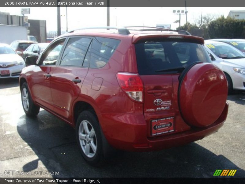 Barcelona Red Pearl / Ash 2008 Toyota RAV4 V6 4WD