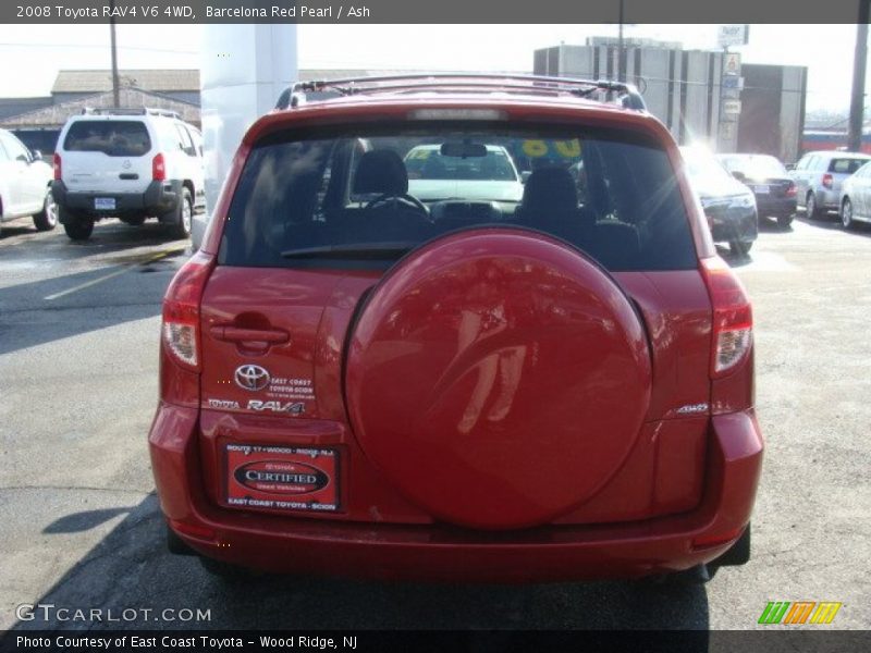 Barcelona Red Pearl / Ash 2008 Toyota RAV4 V6 4WD
