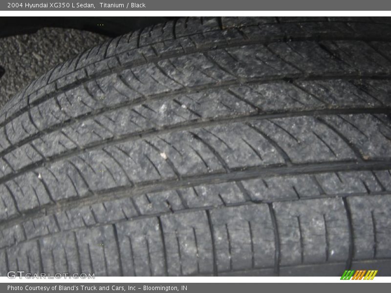 Titanium / Black 2004 Hyundai XG350 L Sedan