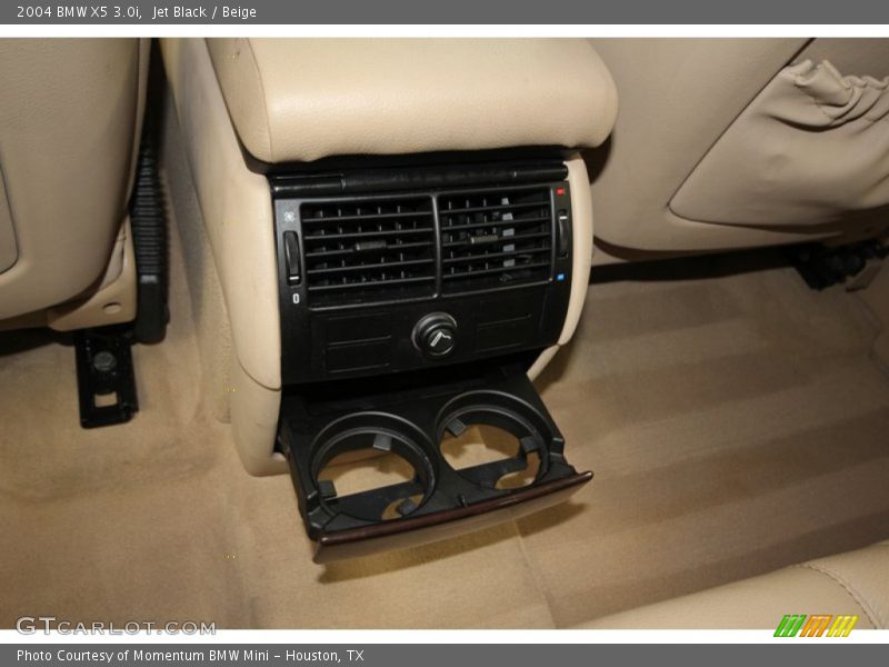 Jet Black / Beige 2004 BMW X5 3.0i
