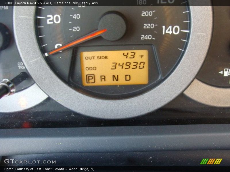 Barcelona Red Pearl / Ash 2008 Toyota RAV4 V6 4WD