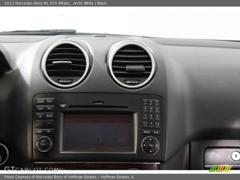 Arctic White / Black 2011 Mercedes-Benz ML 350 4Matic
