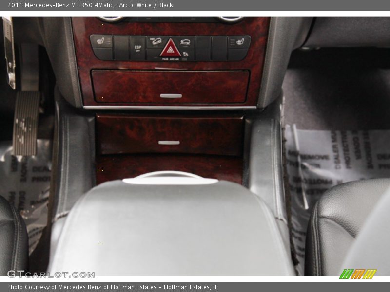 Arctic White / Black 2011 Mercedes-Benz ML 350 4Matic
