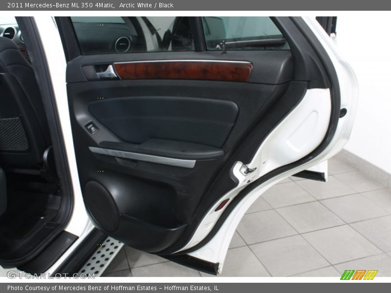 Arctic White / Black 2011 Mercedes-Benz ML 350 4Matic