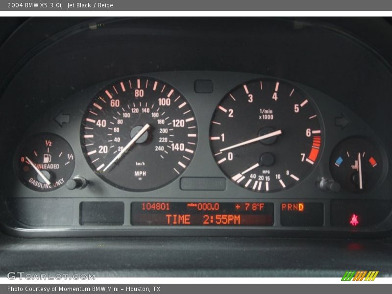  2004 X5 3.0i 3.0i Gauges