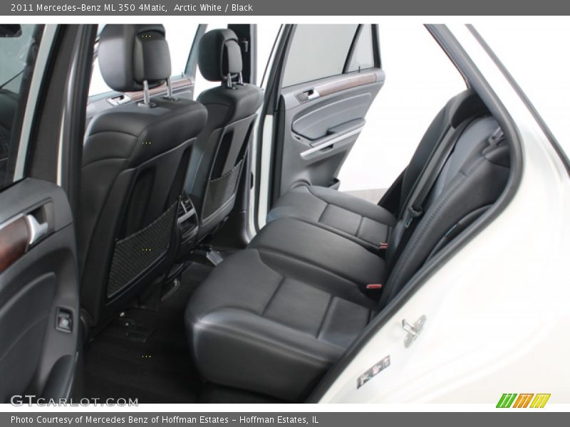 Arctic White / Black 2011 Mercedes-Benz ML 350 4Matic
