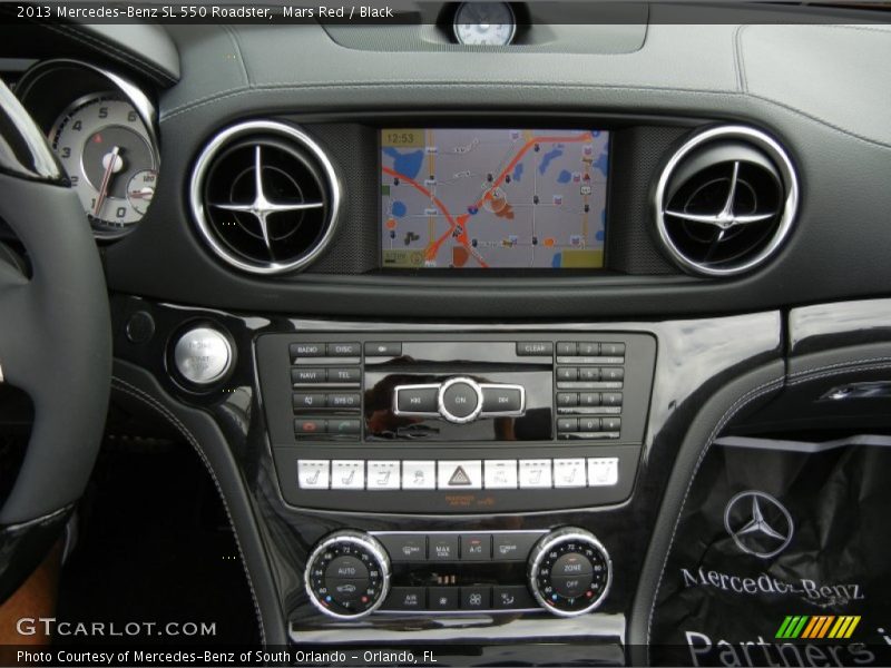 Controls of 2013 SL 550 Roadster